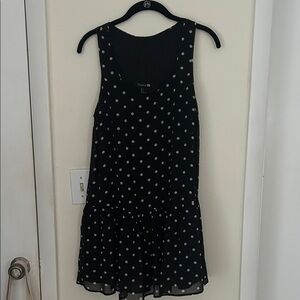 Forever 21 Black Dress with White Dots